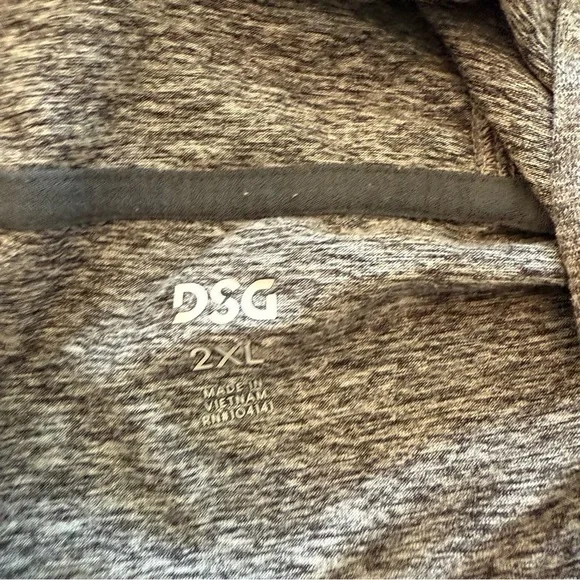 DSG Heather Gray Lightweight Hoodie - Picture 3 of 4